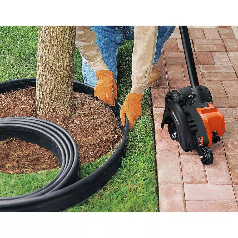 BLACK+DECKER 12 Amp Corded Electric 2-in-1 Lawn Edger & Trencher - Image 4