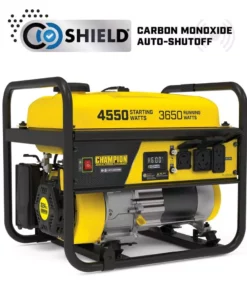 Champion Power Equipment 4550-Watt/3650-Watt Recoil Start Gasoline Powered RV Ready Portable Generator with CO Shield
