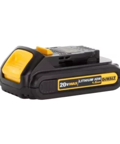 DEWALT 20-Volt MAX Compact Lithium-Ion 1.5Ah Battery Pack