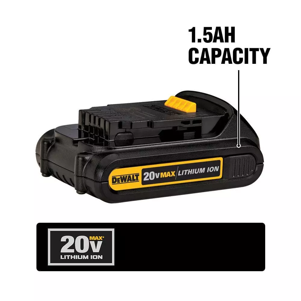 DEWALT 20-Volt MAX Compact Lithium-Ion 1.5Ah Battery Pack - Image 2
