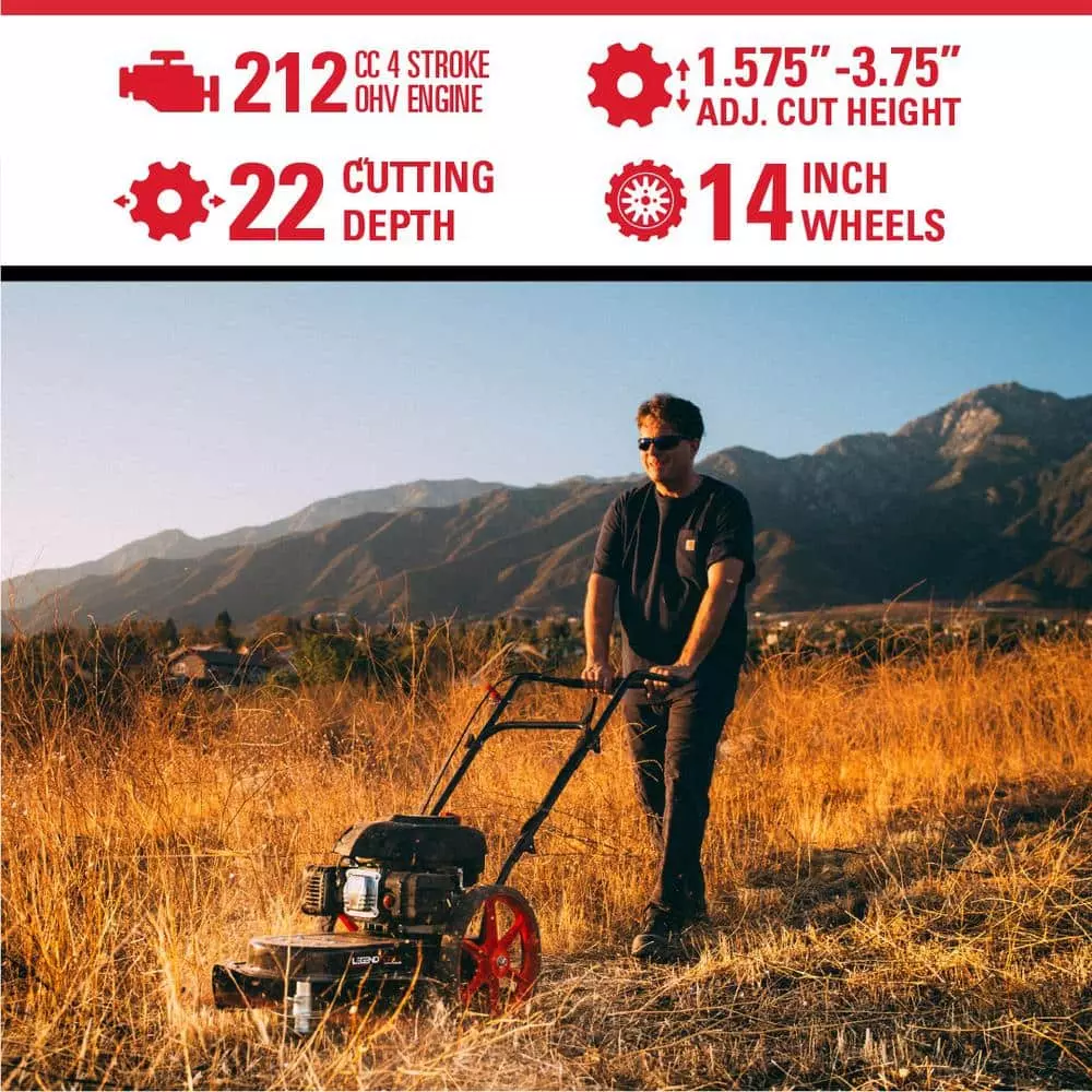 Legend Force 22 in. 173 cc Gas Walk Behind String Trimmer/Mower - Image 14