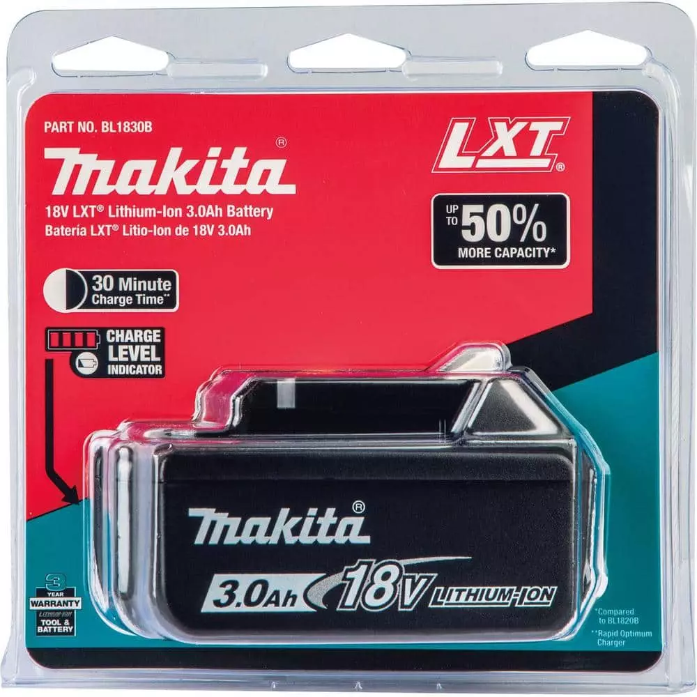Makita 18V LXT Lithium-Ion High Capacity Battery Pack 3.0Ah with Fuel Gauge - Image 7