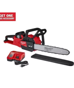 Milwaukee M18 FUEL 16 in. 18-Volt Lithium-Ion Battery Brushless Cordless Chainsaw Kit with 12.0 Ah Battery and M18 Rapid Charger
