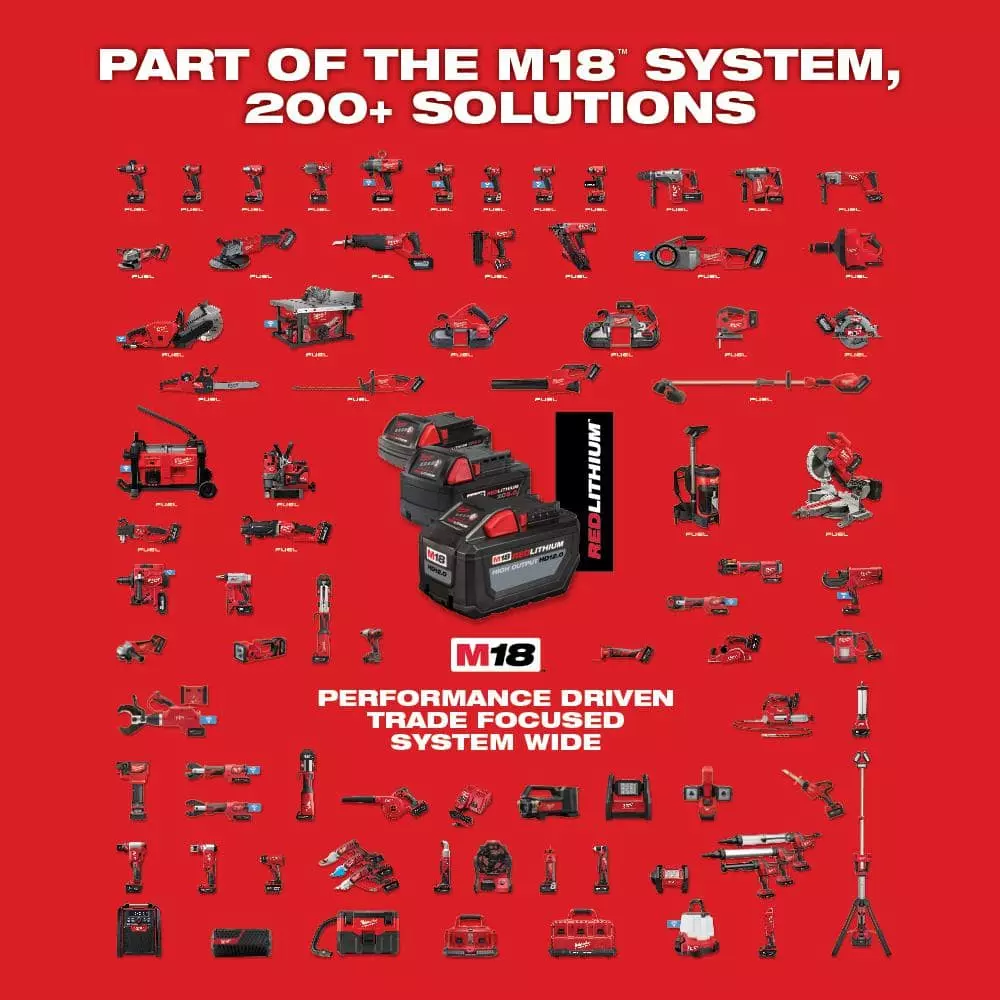 Milwaukee M18 FUEL 24 in. 18-Volt Lithium-Ion Brushless Cordless Hedge Trimmer Kit with 8.0 Ah Battery and Rapid Charger - Image 10