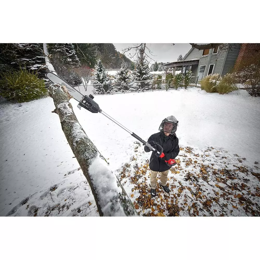 Milwaukee M18 FUEL 10 in. 18V Lithium-Ion Brushless Electric Cordless Pole Saw & M18 FUEL 24 in. Hedge Trimmer Combo Kit (2-Tool) - Image 10