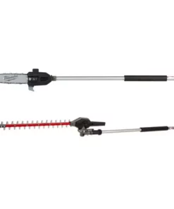 Milwaukee M18 FUEL QUIK-LOK 10 in. Pole Saw Attachment and M18 FUEL QUIK-LOK Hedge Trimmer Attachment (2-Tool)