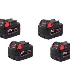Milwaukee M18 18-Volt Lithium-Ion XC Extended Capacity Battery Pack 5.0Ah (4-Pack)