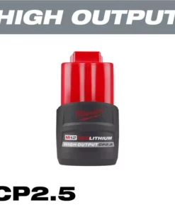 Milwaukee M12 12-Volt Lithium-Ion XC High Output 2.5 Ah Battery Pack