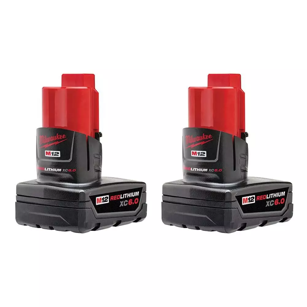 Milwaukee M12 12-Volt Lithium-Ion Starter Kit with Two 6.0 Ah Battery Packs and Charger - Image 3