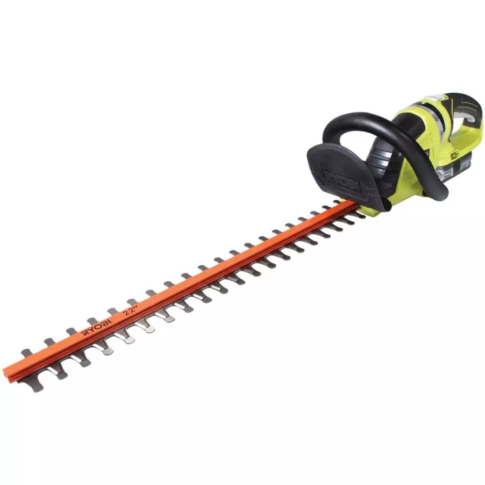 RYOBI ONE+ 18V 22 in. Cordless Battery Hedge Trimmer with 1.5 Ah Battery and Charger - Image 4
