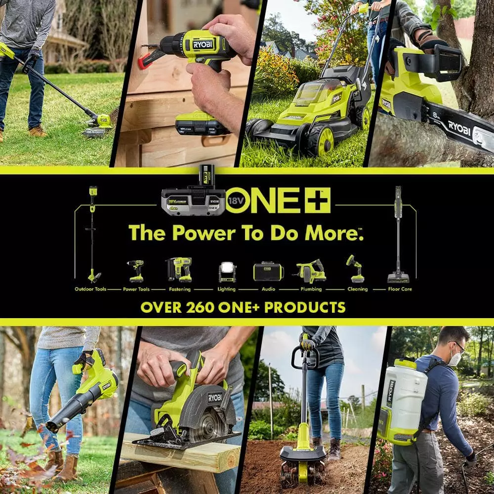 RYOBI ONE+ 18V 22 in. Cordless Battery Hedge Trimmer with 1.5 Ah Battery and Charger - Image 13