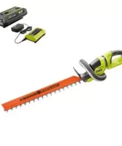 RYOBI 40V 24 in. Cordless Battery Hedge Trimmer with 2.0 Ah Battery and Charger