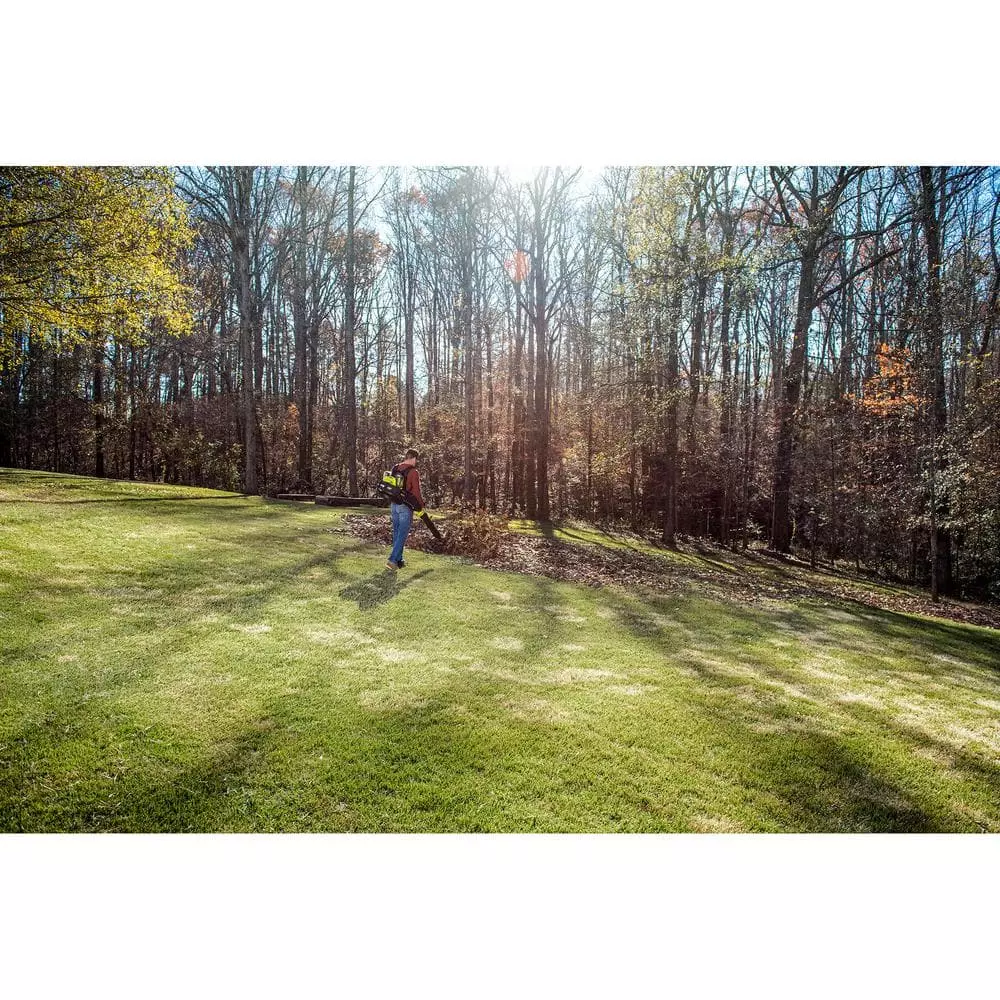 RYOBI 40V HP Brushless Whisper Series 165 MPH 730 CFM Cordless Battery Backpack Blower with (2) 6.0 Ah Batteries and Charger - Image 10