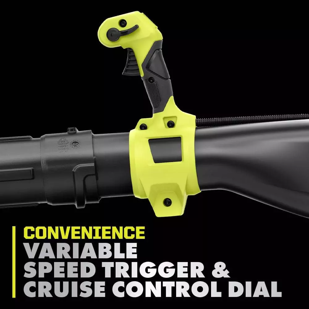 RYOBI 40V HP Brushless Whisper Series 165 MPH 730 CFM Cordless Battery Backpack Blower with (2) 6.0 Ah Batteries and Charger - Image 8