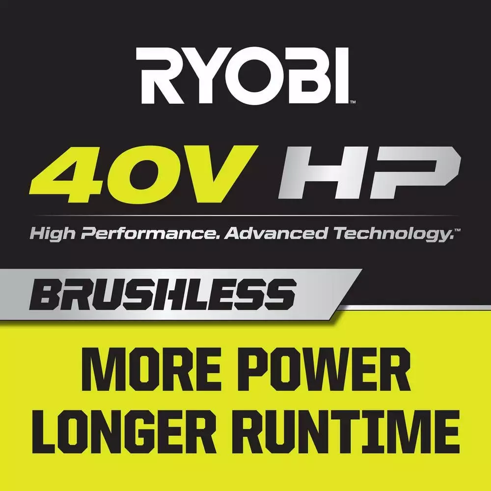 RYOBI 40V HP Brushless Whisper Series 165 MPH 730 CFM Cordless Battery Backpack Blower with (2) 6.0 Ah Batteries and Charger - Image 2