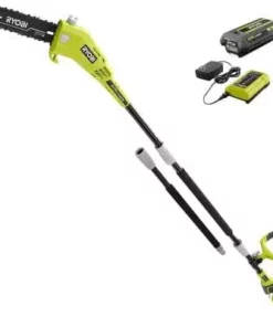 RYOBI 40V 10 in. Cordless Battery Pole Saw with 2.0 Ah Battery and Charger