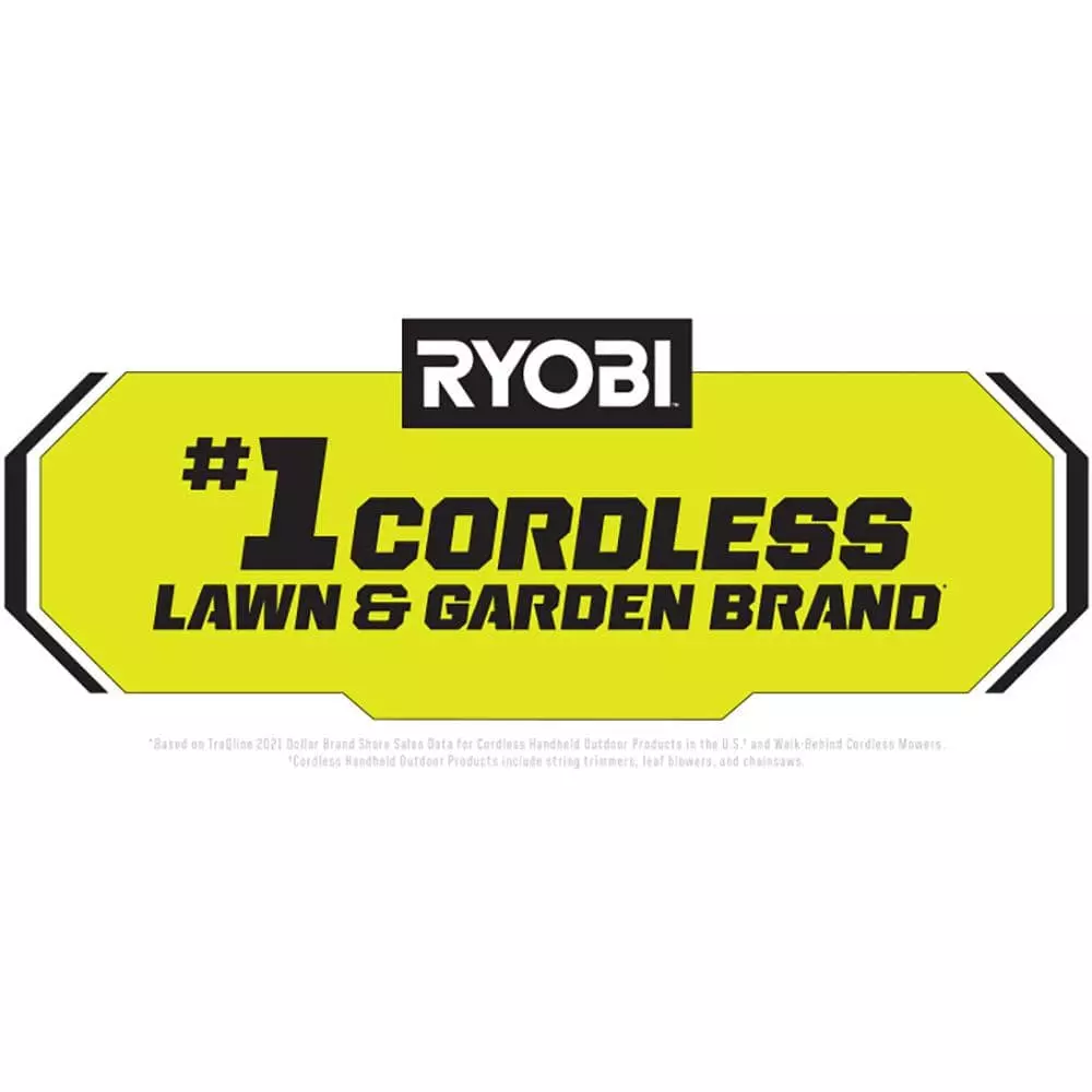 RYOBI ONE+ 18V 13 in. Cordless Battery String Trimmer/Edger with 4.0 Ah Battery and Charger - Image 2