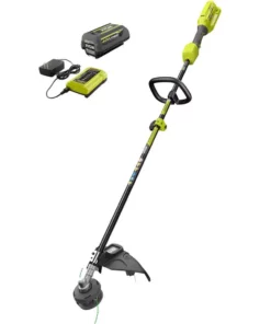RYOBI 40V Expand-It Cordless Battery Attachment Capable String Trimmer with 4.0 Ah Battery and Charger