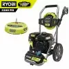 RYOBI 3200 PSI 2.3 GPM Cold Water 196cc Kohler Gas Pressure Washer and 15 in. Surface Cleaner
