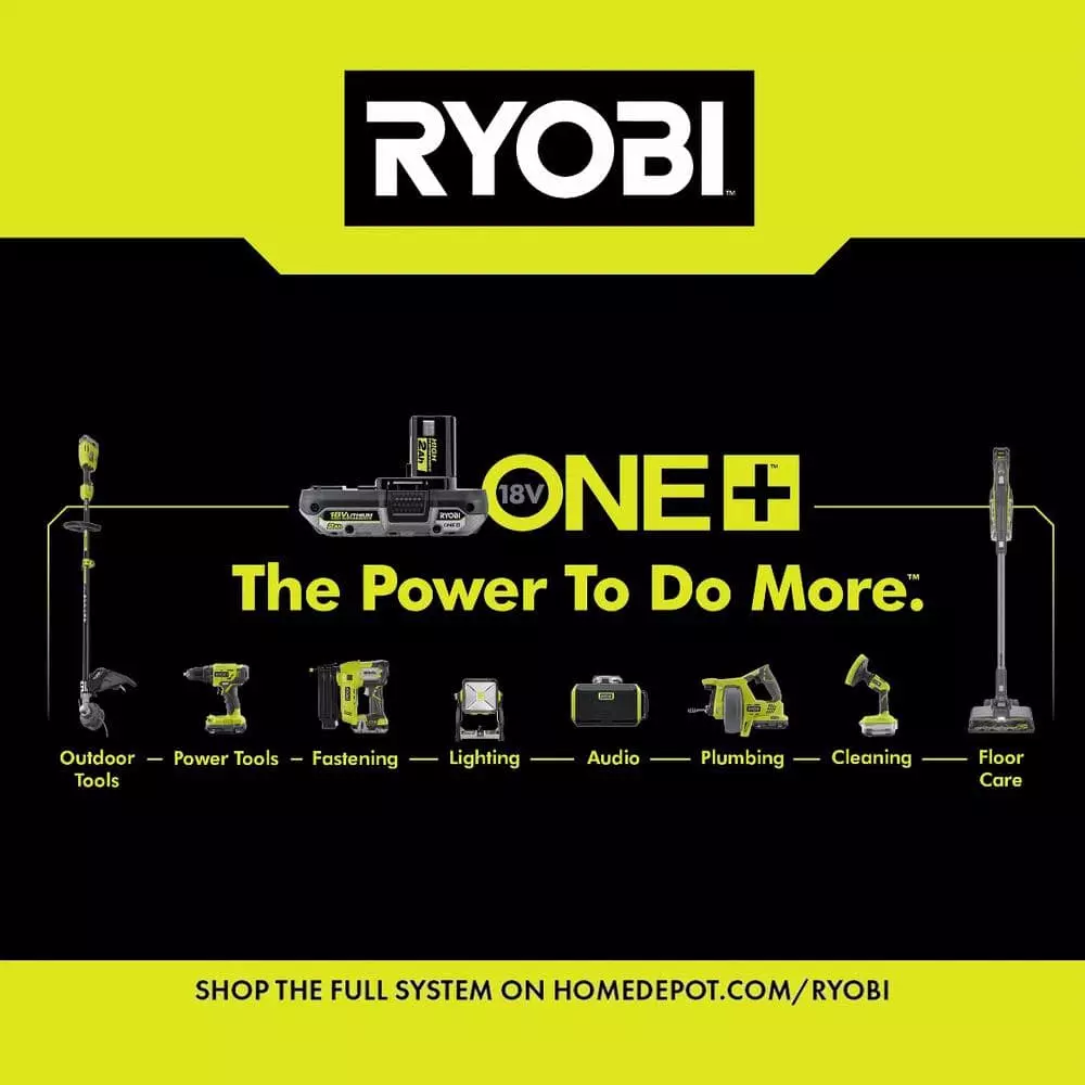 RYOBI ONE+ 18V HIGH PERFORMANCE Lithium-Ion 4.0 Ah Battery and Charger Starter Kit - Image 14