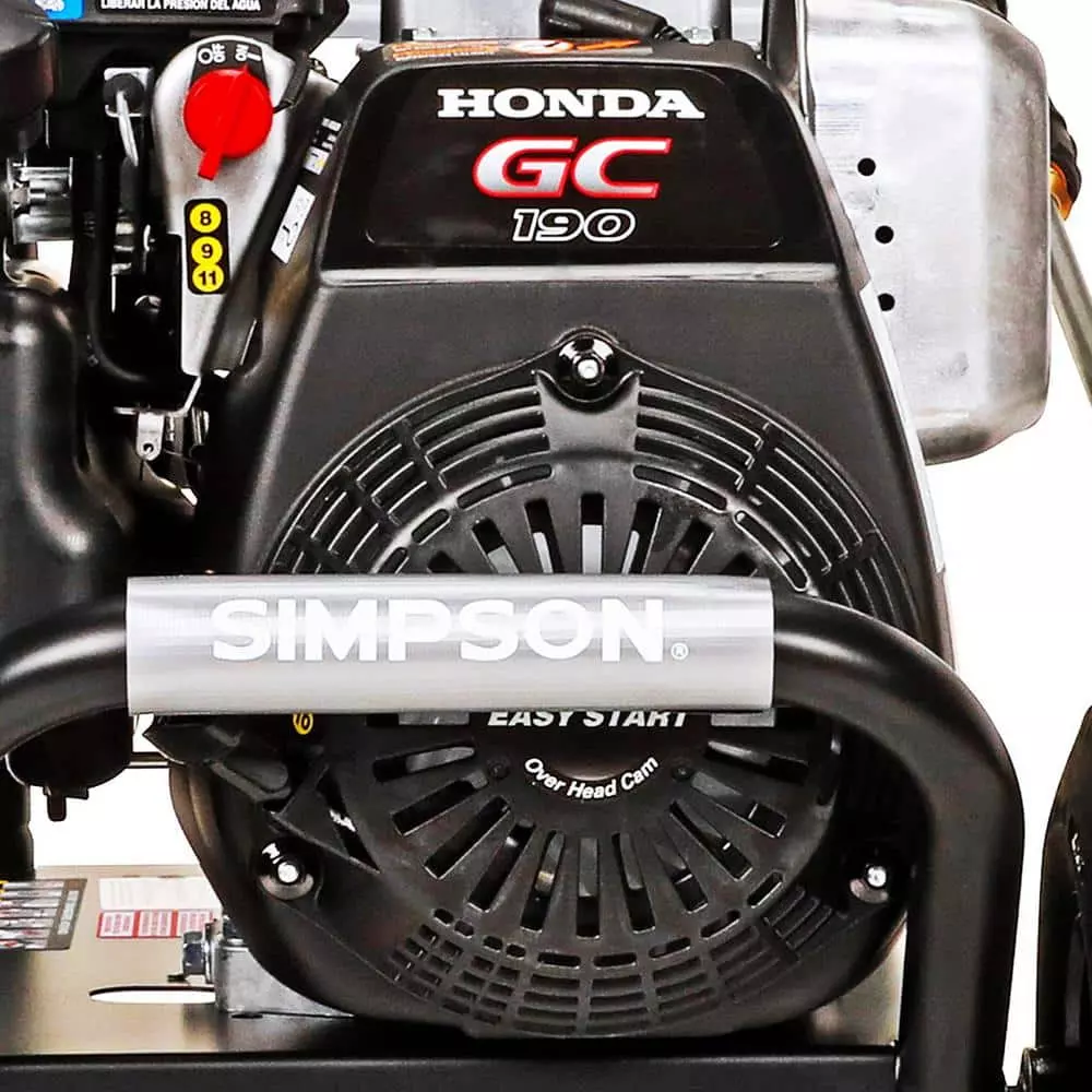 SIMPSON MegaShot 3200 PSI 2.5 GPM Gas Cold Water Pressure Washer with HONDA GC190 Engine (49-State) - Image 5