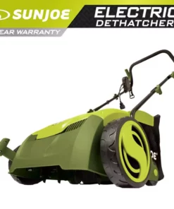 Sun Joe 13 in. 12 Amp Electric Scarifier + Lawn Dethatcher with Collection Bag