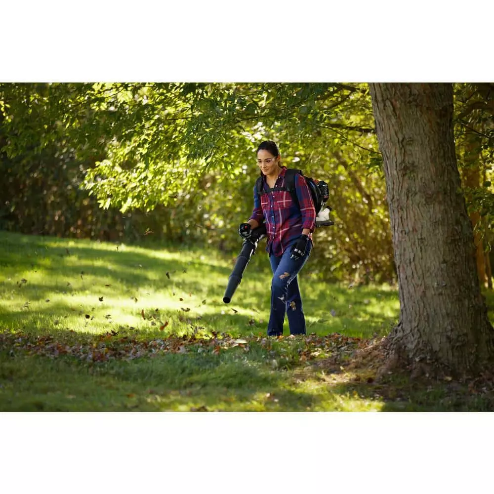Troy-Bilt 220 MPH 600 CFM 51 cc Full Crank 2-Cycle Gas Backpack Leaf Blower with Tube Mounted Controls - Image 9