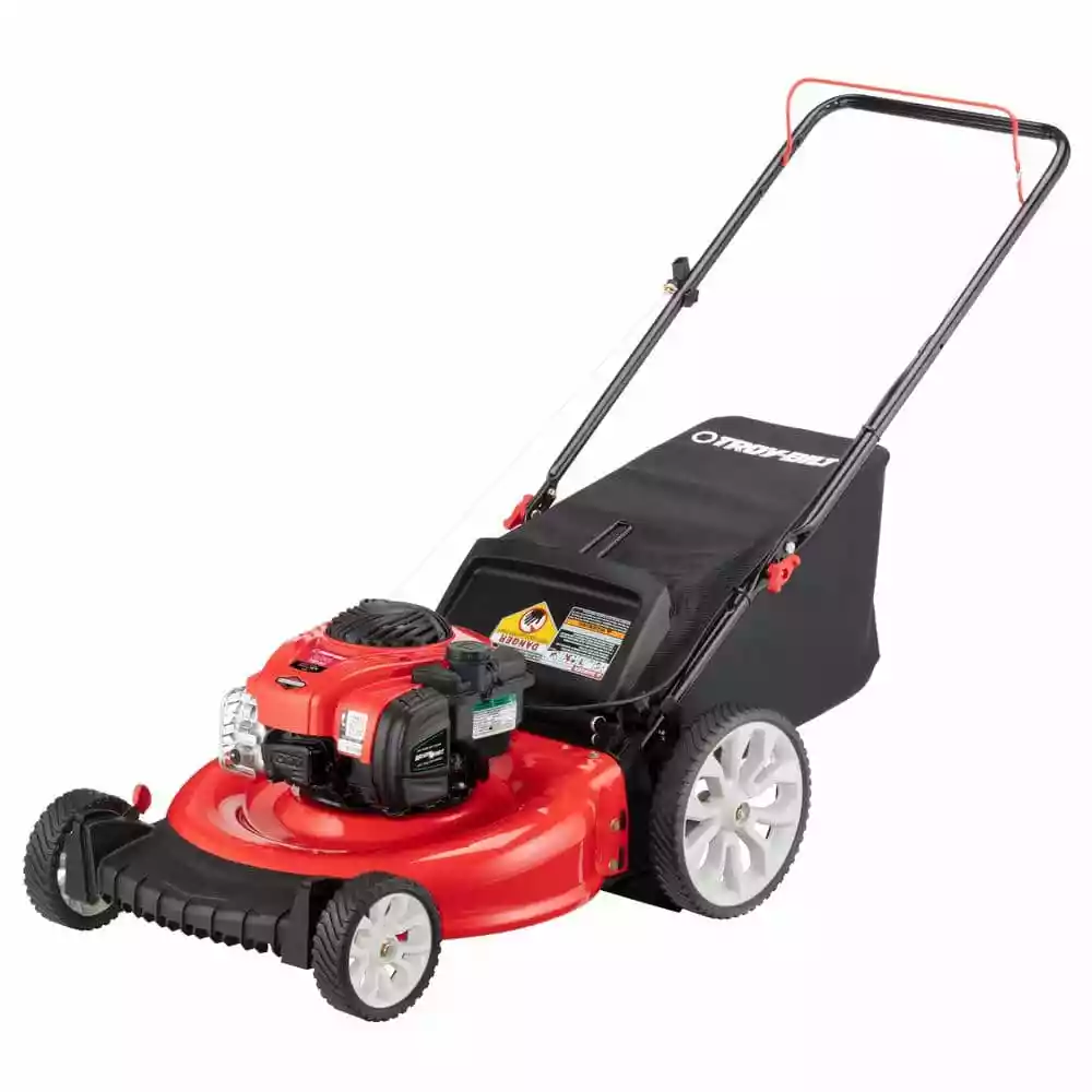 Troy-Bilt 21in. 140cc Briggs & Stratton Gas Push Lawn Mower with Rear bag and Mulching Kit Included - Image 9