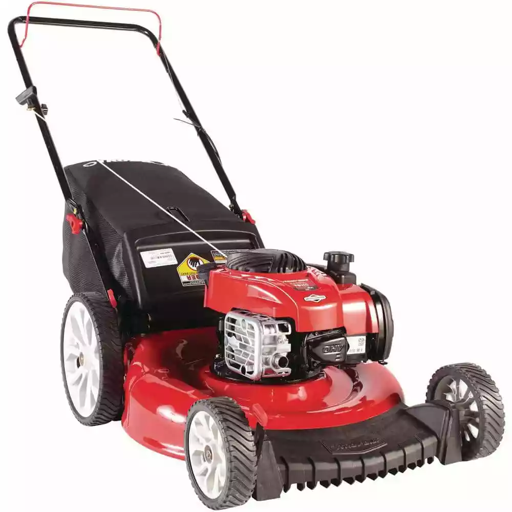 Troy-Bilt 21in. 140cc Briggs & Stratton Gas Push Lawn Mower with Rear bag and Mulching Kit Included - Image 13