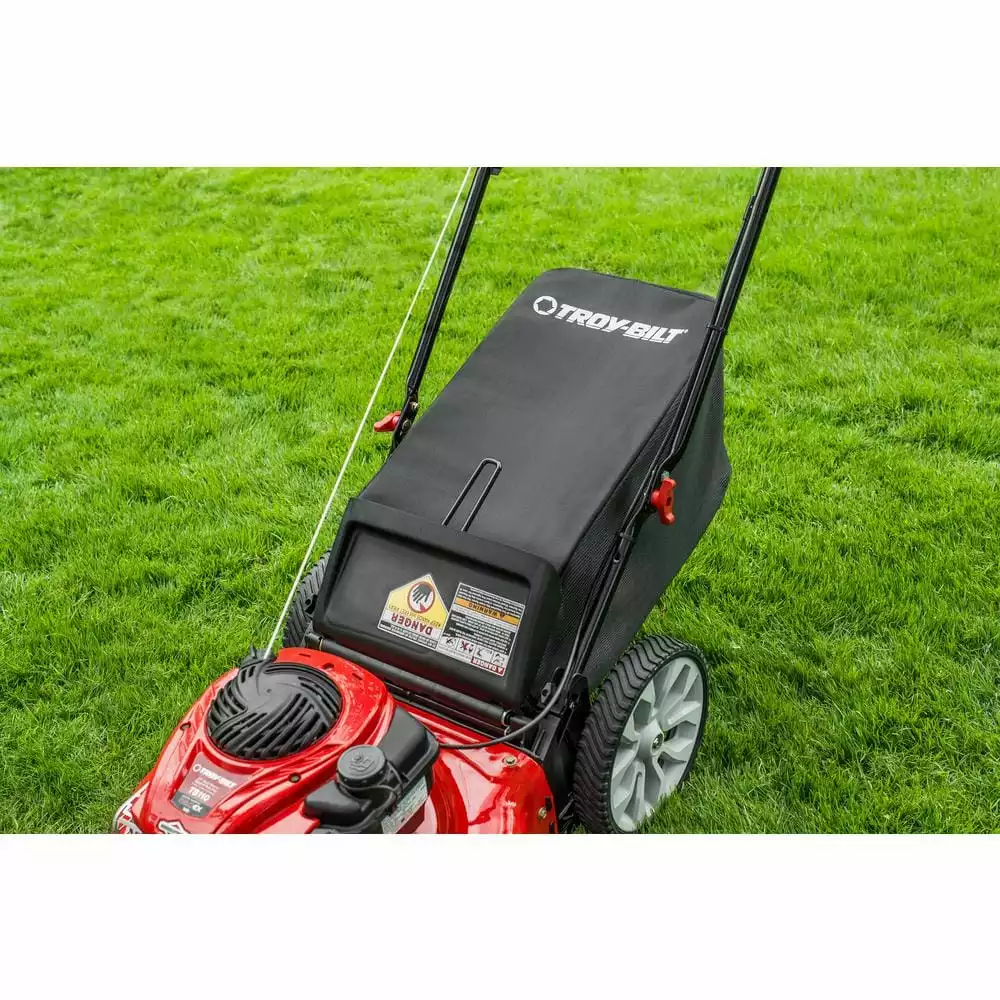 Troy-Bilt 21in. 140cc Briggs & Stratton Gas Push Lawn Mower with Rear bag and Mulching Kit Included - Image 7