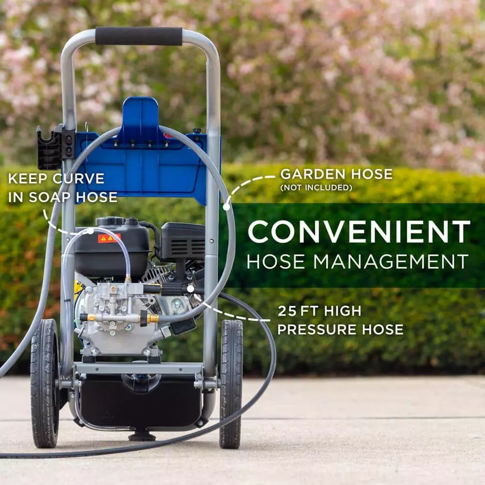 Westinghouse WPX 2700 PSI 2.3 GPM Gas Powered Axial Cam Pump Pressure Washer with Quick Connect Tips - Image 9